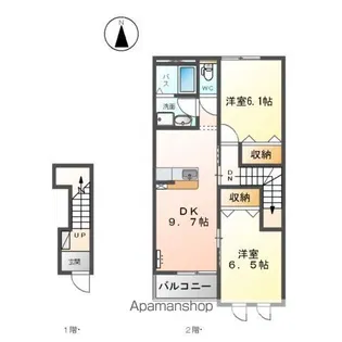 A DOMANI【2階】の間取り