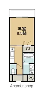 リデアル上人【3階】の間取り