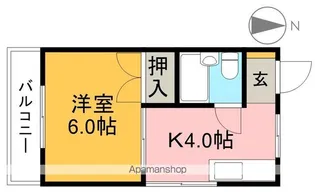 黒潮マンション【2階】の間取り