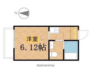 ガーデンプレイスみなみ野【2階】の間取り