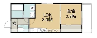 LIEN下迫【201号室】の間取り