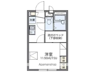 レオパレスCHEZ TOI【2階】の間取り