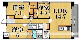 SAKURA HILLS 西大寺【2階】の間取り