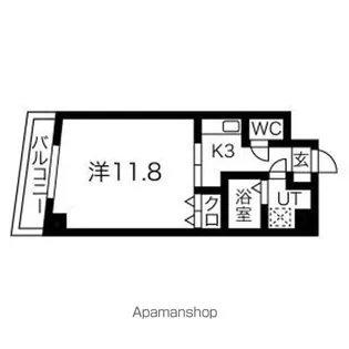 エクセレント名駅南【2階】の間取り
