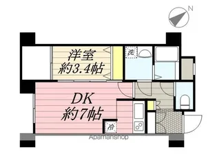 ヴェルト横濱石川町【4階】の間取り