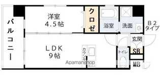 第50川崎ビル【805号室】の間取り