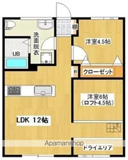 CAT BOX 高城 A棟【1階】の間取り