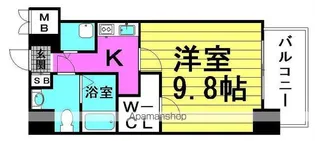 エスリード福島リバーフロント【6階】の間取り