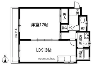 ライラック薬院【3階】の間取り