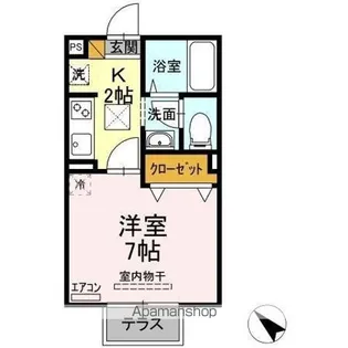 シャングリラ【1階】の間取り