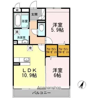 スワンナプーム【2階】の間取り