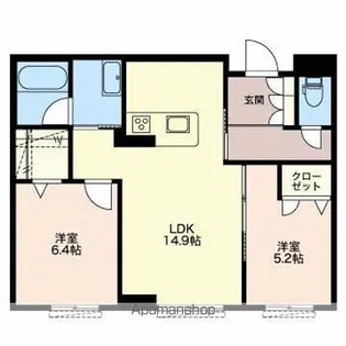 MORGENROT(モルゲンロート)【205号室】の間取り