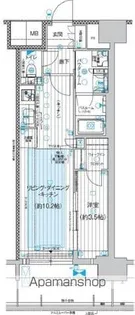 プレサンスジェネ上前津【11階】の間取り