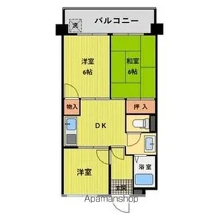 第二若葉ビル【3階】の間取り