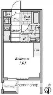 GRAN PASEO新宿【3階】の間取り