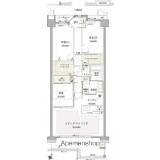 アルバックス覚王山ブランシェ【6階】の間取り