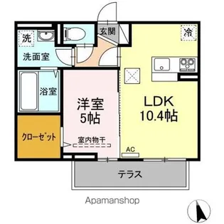 グランディ イグニスⅤ【1階】の間取り