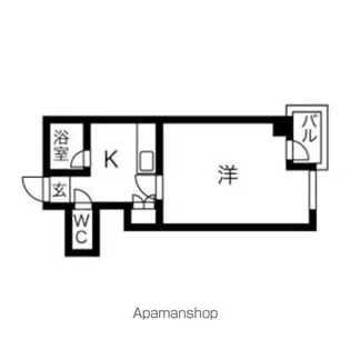 藤井ビル北17条Ⅲ【5階】の間取り
