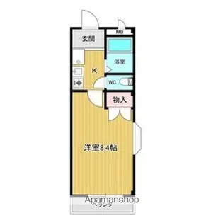 ヒルズ森【2階】の間取り