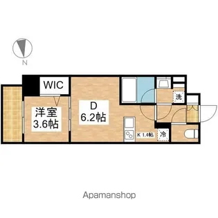 メイクス上前津4【11階】の間取り