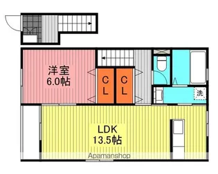 コーポNOAH A棟【204号室】の間取り