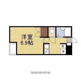 サードベルハイツ【1階】の間取り