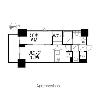 TENAS池下(テナス池下)【11階】の間取り
