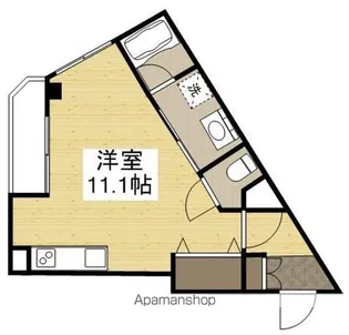 くすの木ビル【5階】の間取り