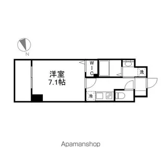 プレイズシード車道アベニュー【9階】の間取り