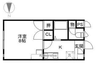 ラフォーレ本郷館【1階】の間取り