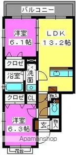 サン・グリーン【3階】の間取り