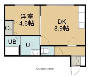 KIKI(キキ)【202号室】の間取り