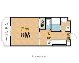 グリシーヌⅠ【4階】の間取り