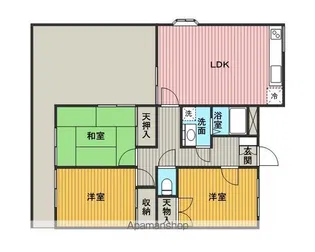 リバシティ【4階】の間取り