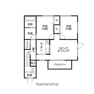 メゾンジュピターA【3号室】の間取り