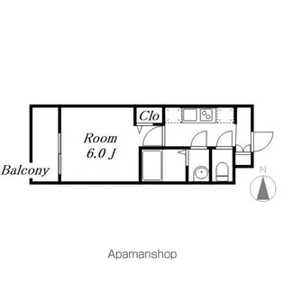 MAXIV名古屋【6階】の間取り