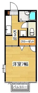 カサベルデタケダ A棟【202号室】の間取り