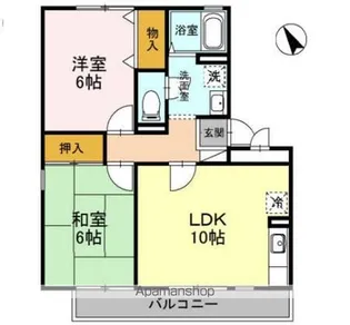 グリーンハウス Ⅲ【3階】の間取り
