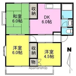 ハイムクレイドル【2階】の間取り