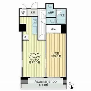 芝公園アビタシオン【2階】の間取り