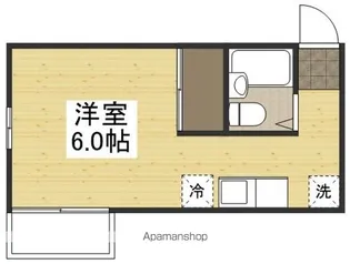 メゾンムシカ【2階】の間取り
