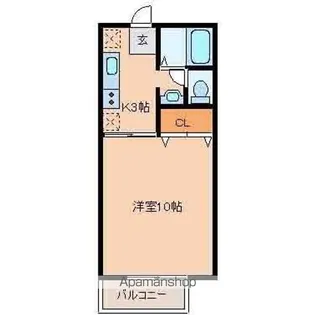 サンライフみうらB【1階】の間取り
