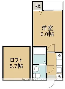アールグランデ北仙台【1階】の間取り