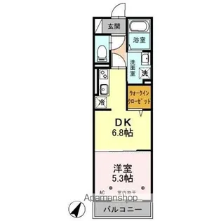 ポルト セレーノ【2階】の間取り