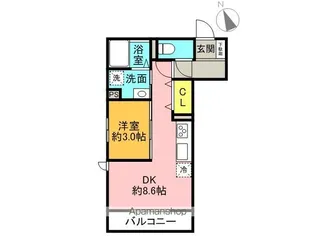 CLⅡ【1階】の間取り
