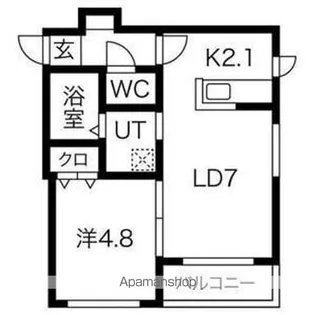 エキマエ47(EKIMAE47)【303号室】の間取り
