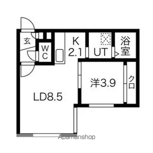 SCHLOSS(シュロス)【4階】の間取り