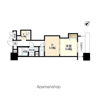 パークフラッツ横濱公園【6階】の間取り