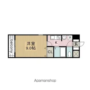ノベルティGX【3階】の間取り