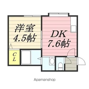 プロスペリティ【101号室】の間取り